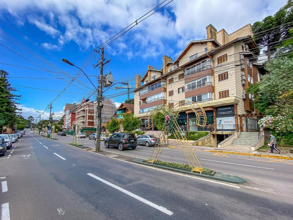 Flores Da Montanha 103B - Apto Borges De Medeiros Gramado 600 Metros Rua Coberta Екстер'єр фото